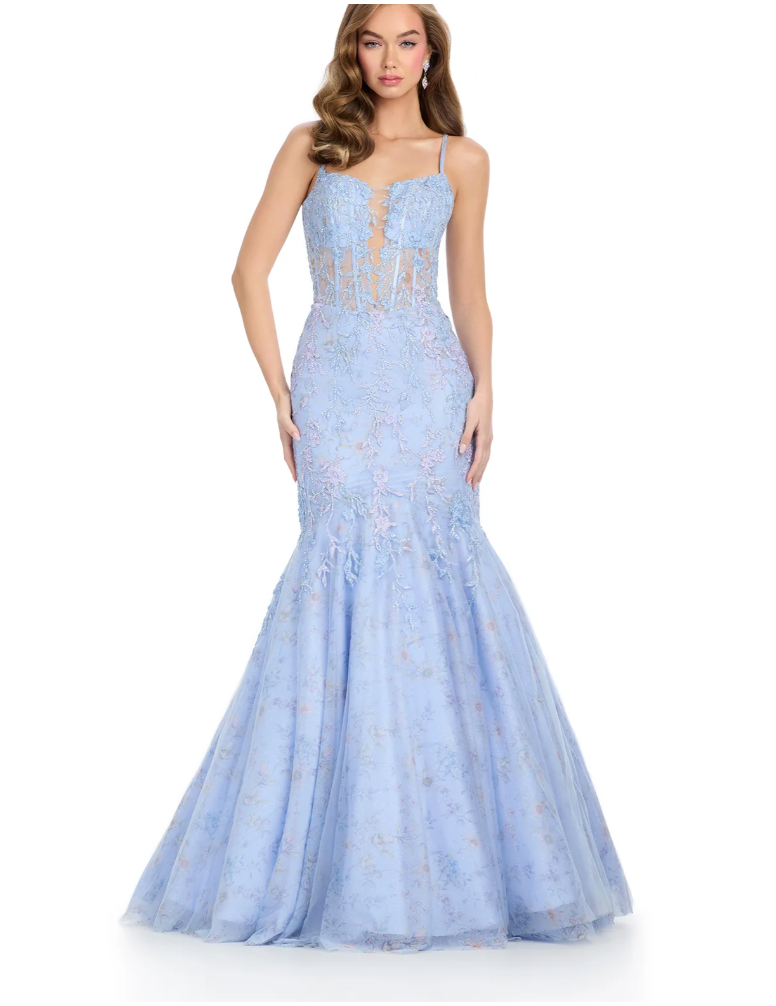 Ashley Lauren 11848 75-111 / Periwinkle / 12