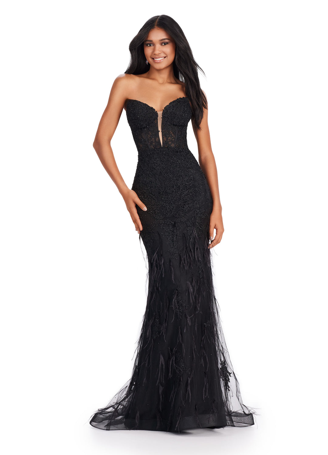 Ashley Lauren 11483 76-327 / Black / 12 Ashley Lauren 11483 76-327 / Black / 12