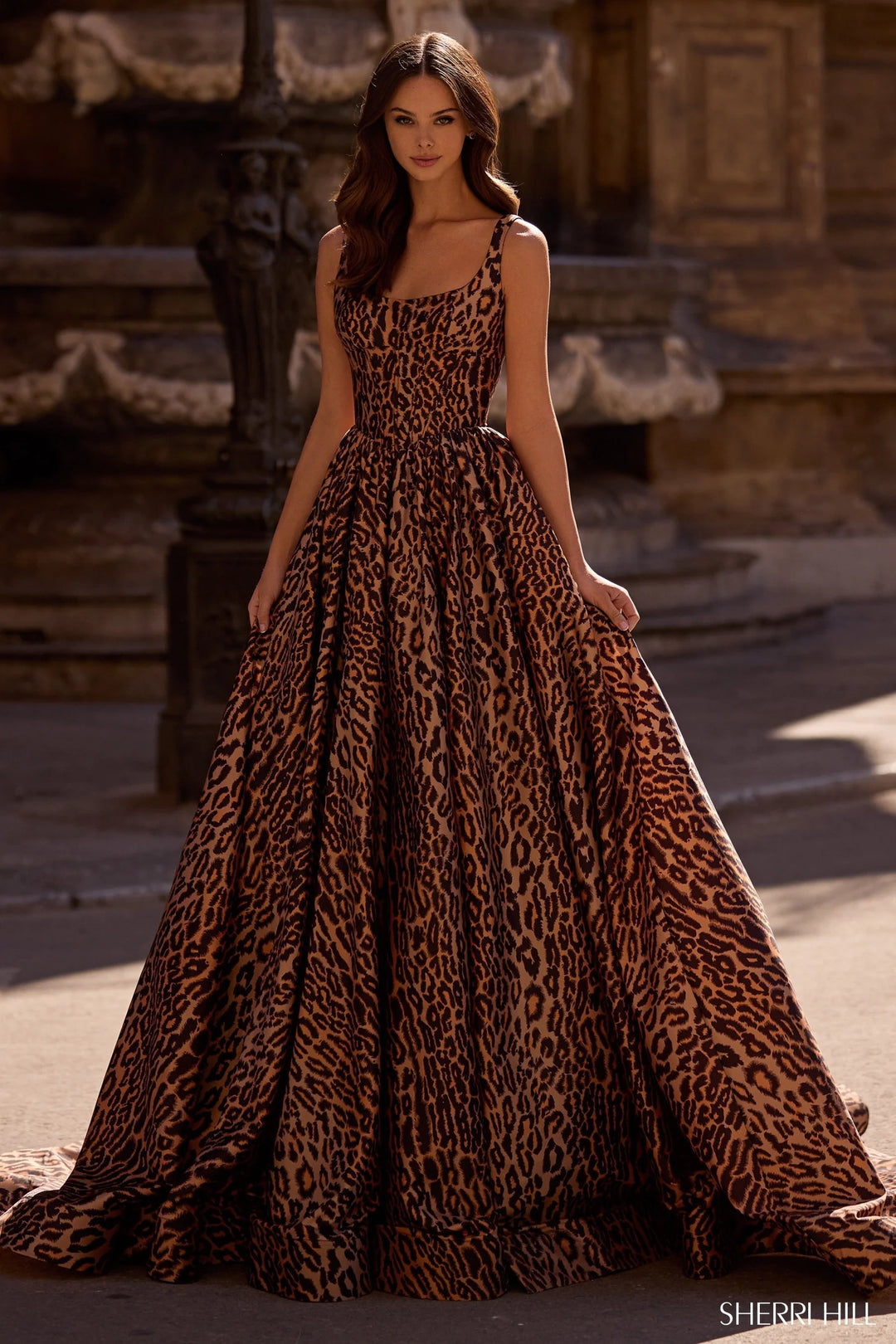 Sherri Hill 57472 Prom Dress - Cheetah Print | NewYorkDress Sherri Hill 57472 Prom Dress - Cheetah Print | NewYorkDress