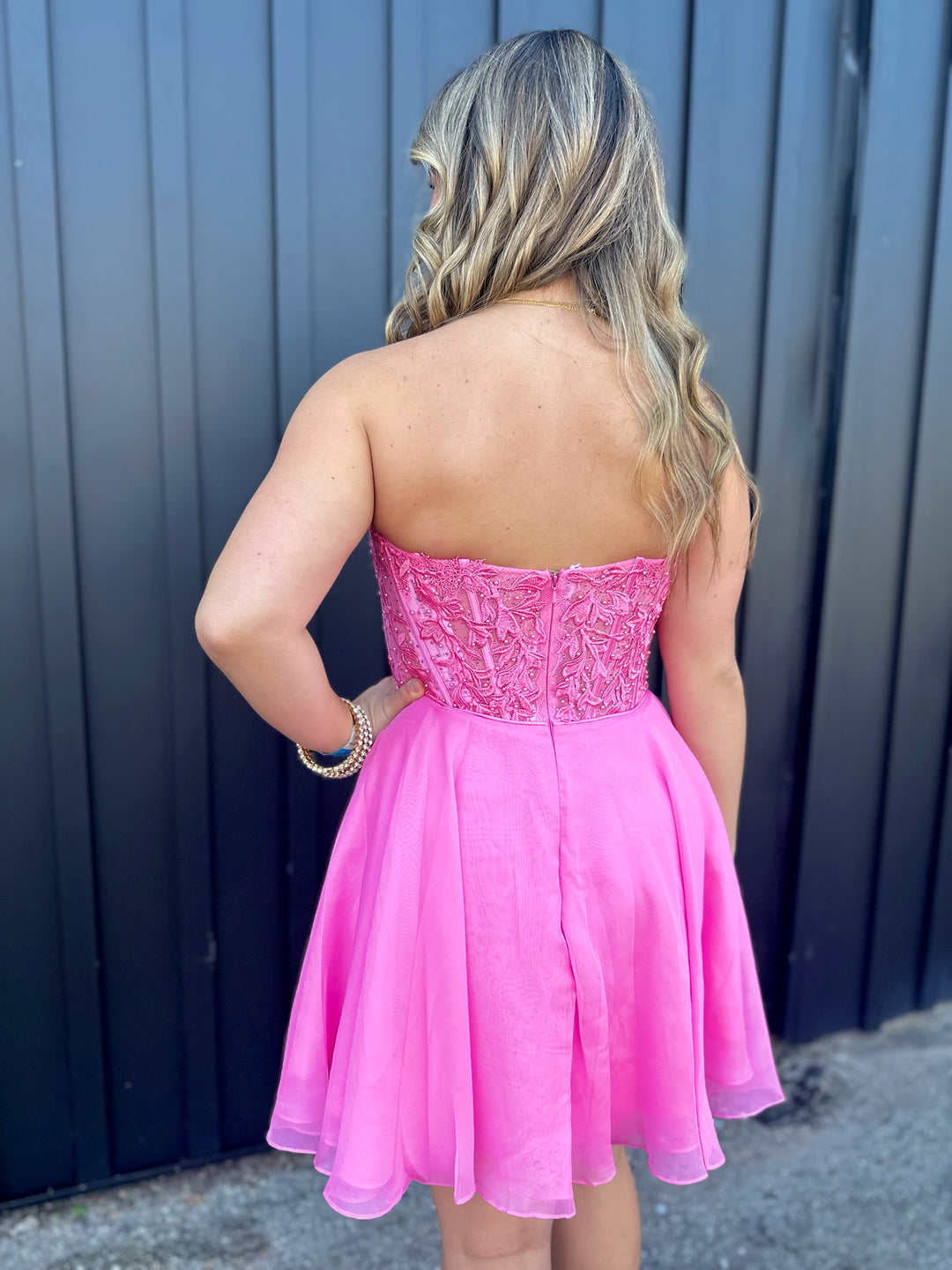 Sherri Hill 56502 76-1026 / Bright Pink / 10 Sherri Hill 56502 76-1026 / Bright Pink / 10