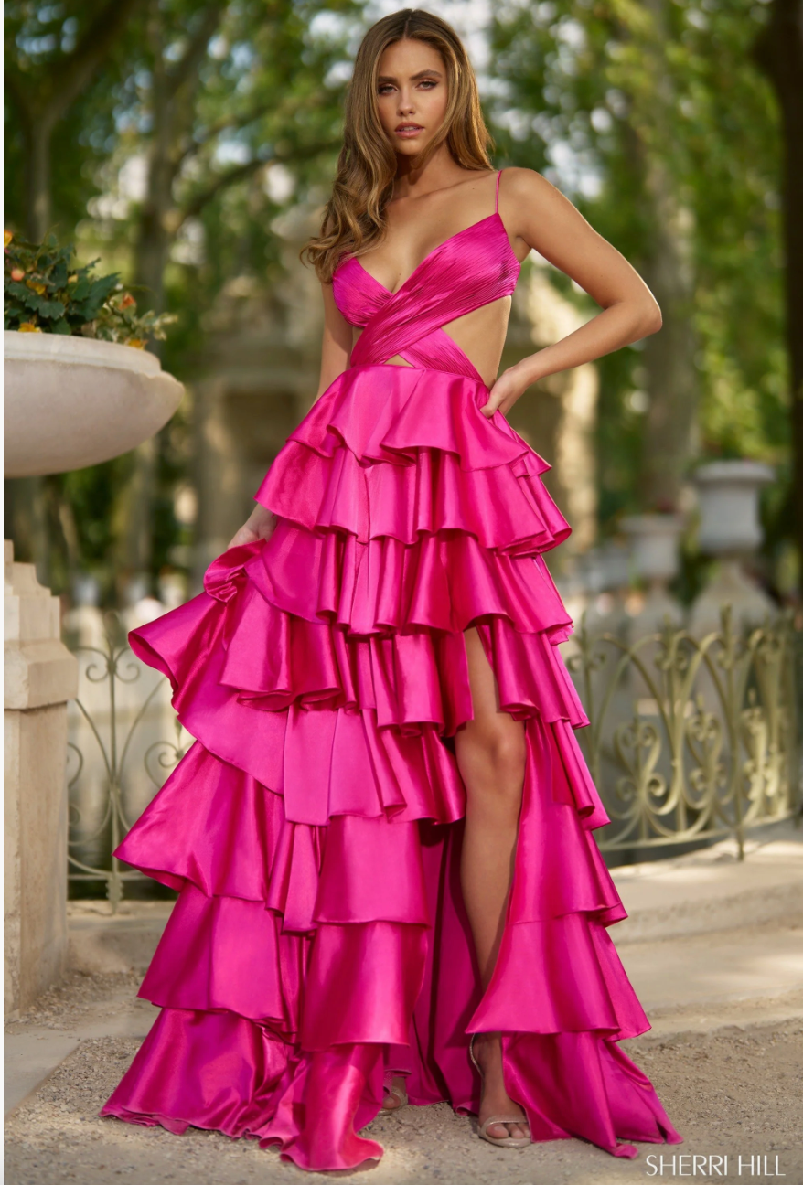 Sherri Hill 57009 75-074 / Periwinkle / 6 Sherri Hill 57009 75-074 / Periwinkle / 6