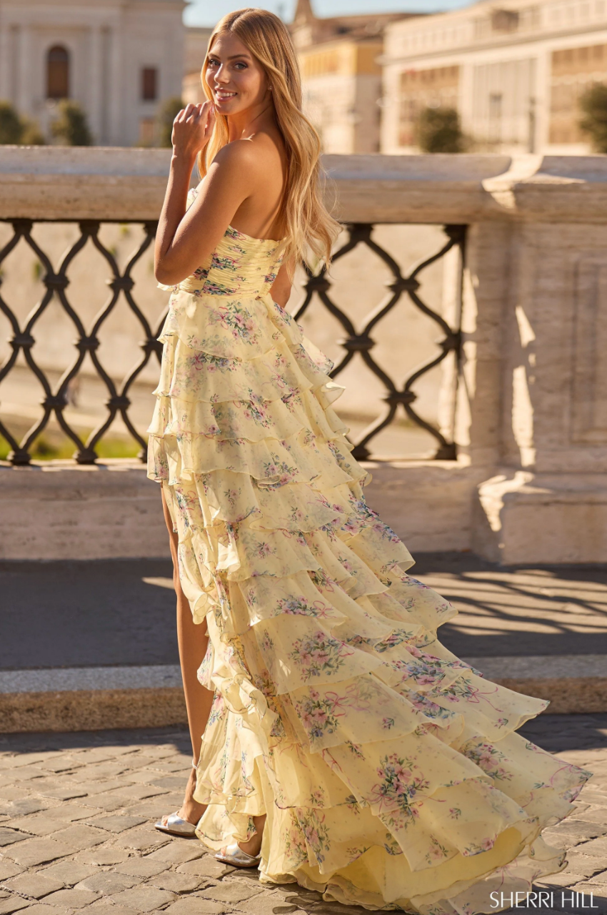 sherri hill gold long dress Sherri Hill 56061 Dress