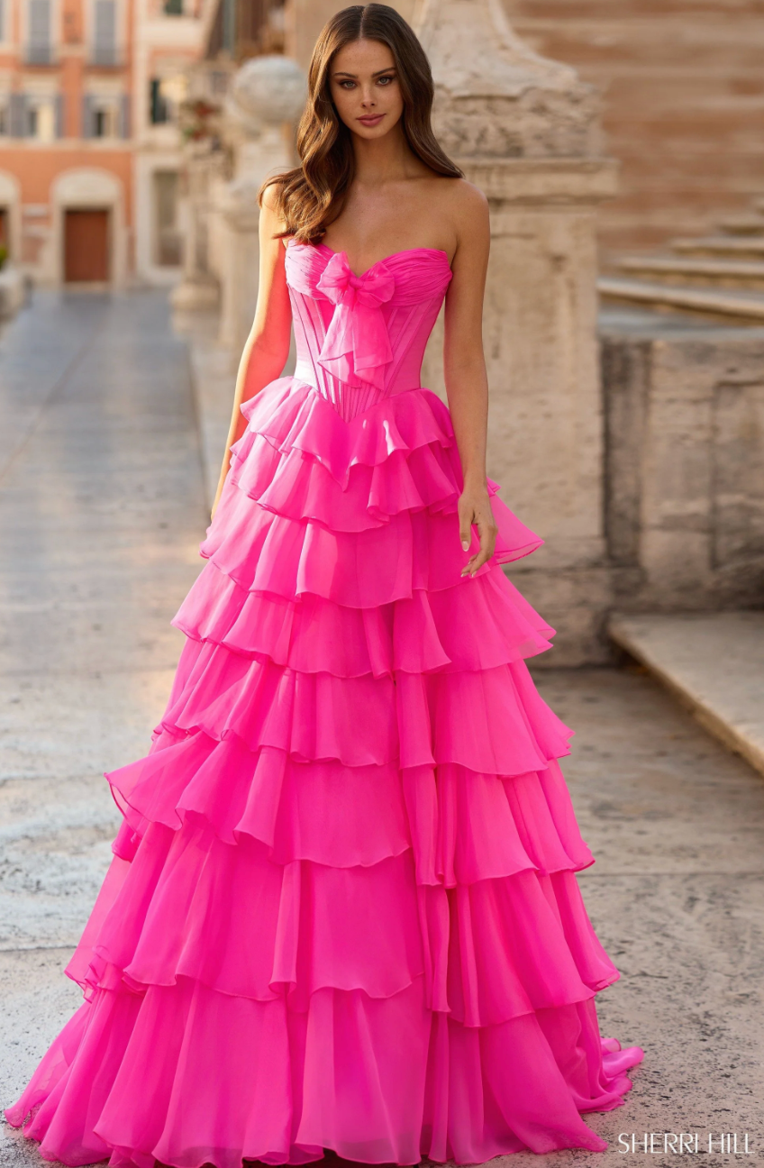 Sherri Hill 57923 Dress | Sherri Hill Dresses | Formal Approach 10 / Candy Pink Sherri Hill 57923 Dress | Sherri Hill Dresses | Formal Approach 10 / Candy Pink