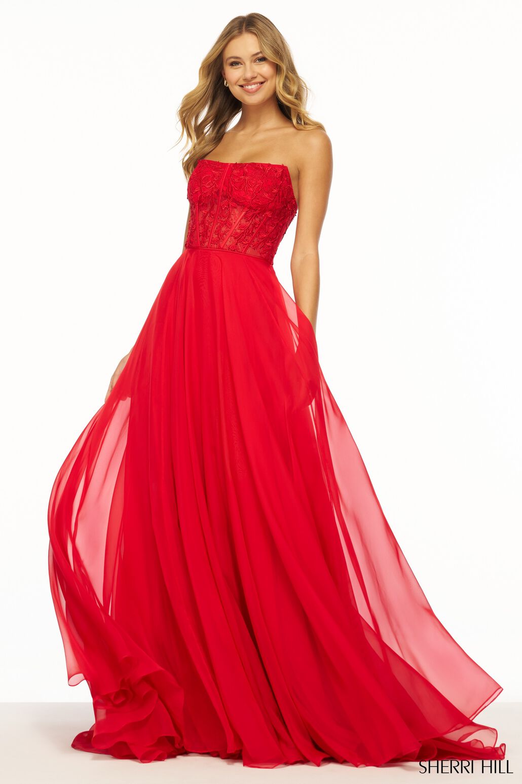 Sherri Hill 56088 75-011 / Berry / 2 Sherri Hill 56088 75-011 / Berry / 2