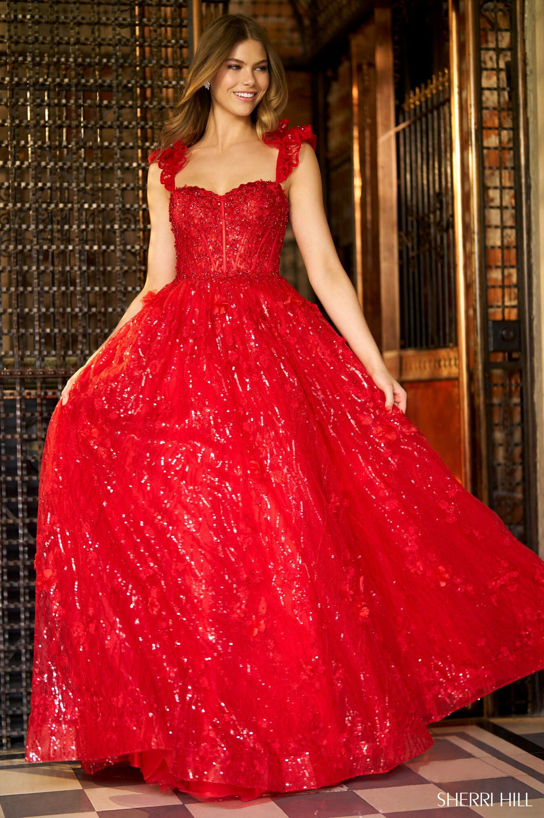 Sherri Hill 56673 Twirl Prom Sherri Hill 56673 Twirl Prom